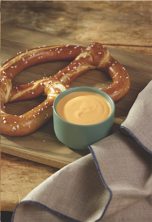 JTM Foods pretzels and cheese